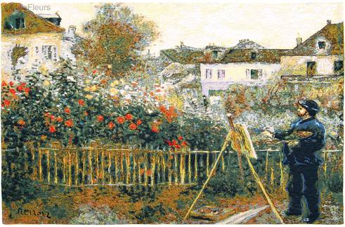 Monet Painting in his Garden (Renoir)