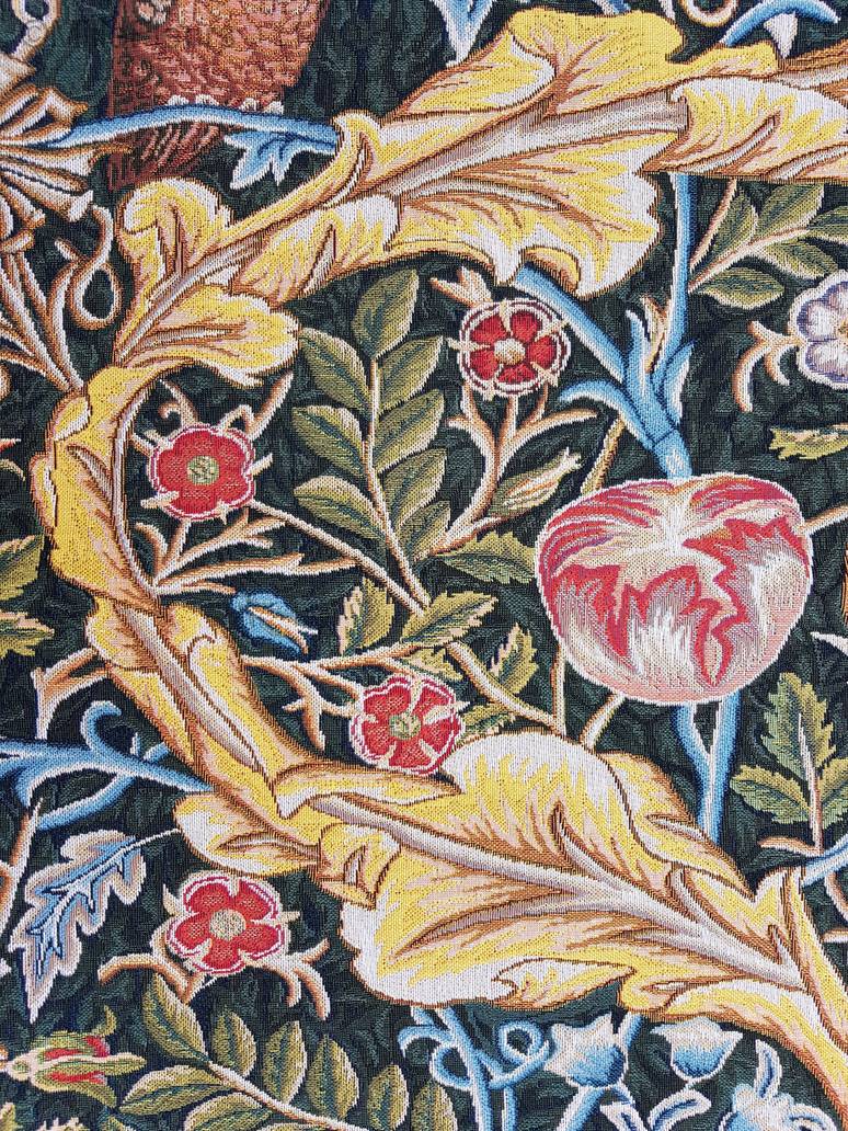 Búho y Paloma (William Morris), beige Tapices de pared William Morris & Co - Mille Fleurs Tapestries
