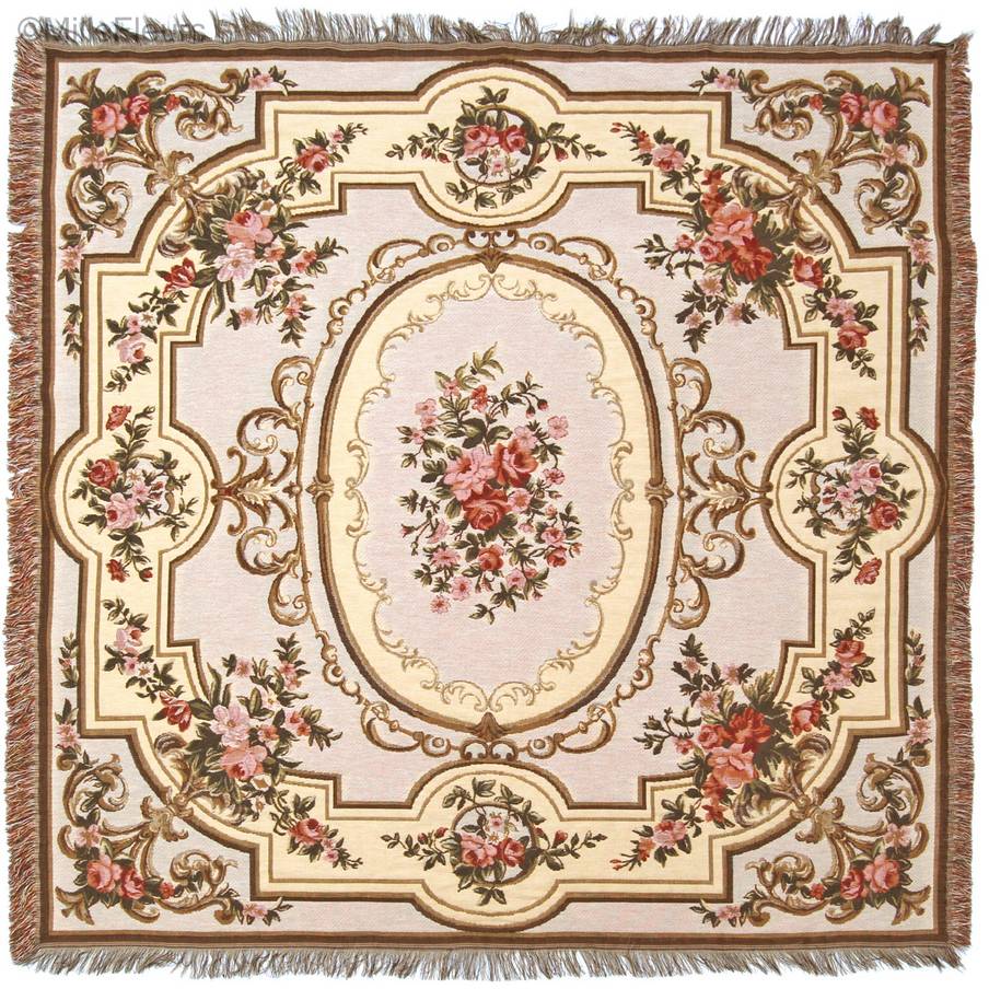 Aubusson Throws & Plaids Floral - Mille Fleurs Tapestries
