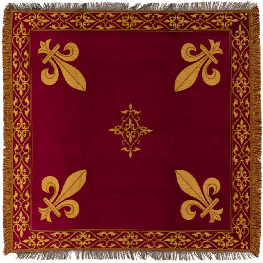 Fleur de Lys Plaids Médiéval - Mille Fleurs Tapestries