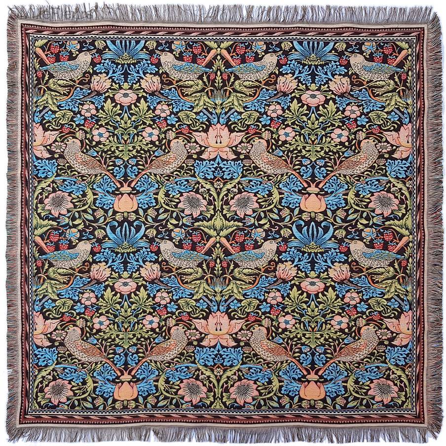 Ladrón de Fresa (William Morris) Mantas William Morris and Co - Mille Fleurs Tapestries