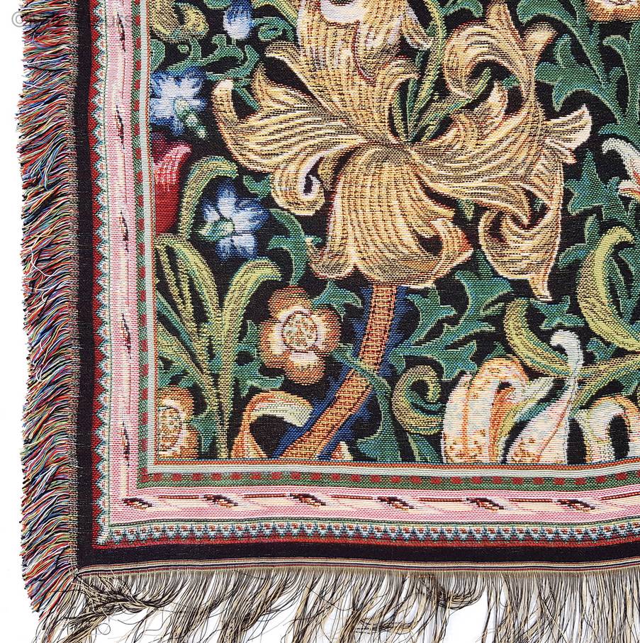 Golden Lily (William Morris) Throws & Plaids William Morris and Co - Mille Fleurs Tapestries