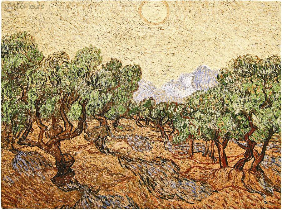 Olivos (Van Gogh) Tapices de pared Vincent Van Gogh - Mille Fleurs Tapestries