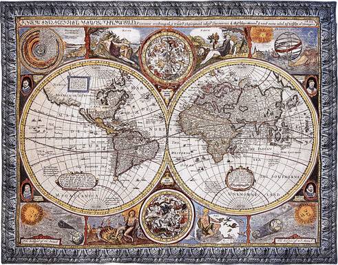 Carte du Monde (Basset & Chiswell)