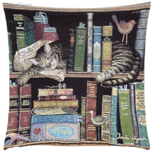 Estante para Libros con Gato