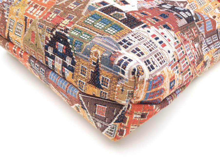 Bruges Facades Tote Bags Bruges and Belgium - Mille Fleurs Tapestries