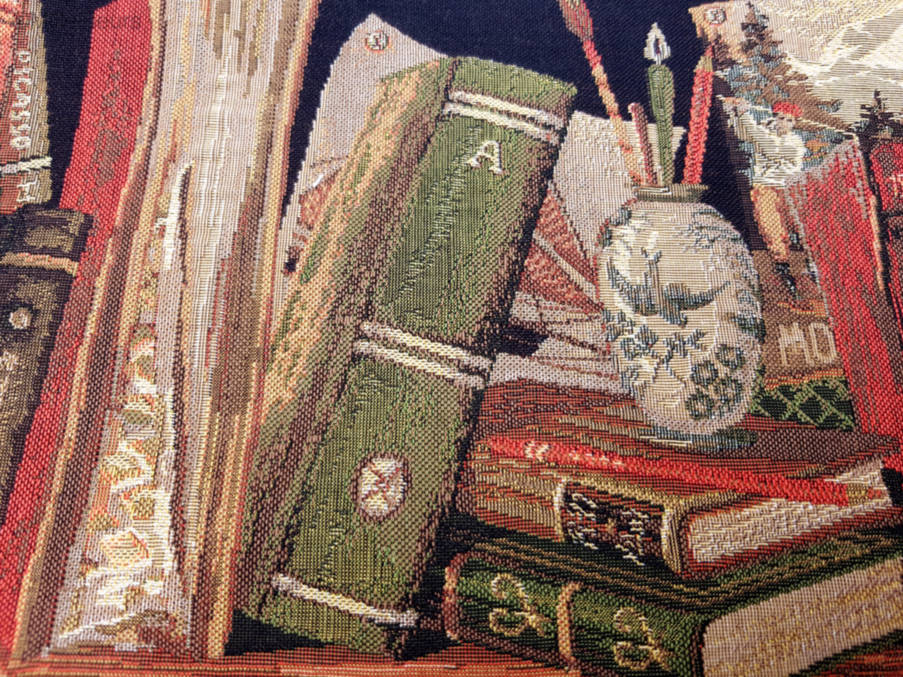 Bibliothèque avec Crayons Shoppers Étagères à Livres - Mille Fleurs Tapestries
