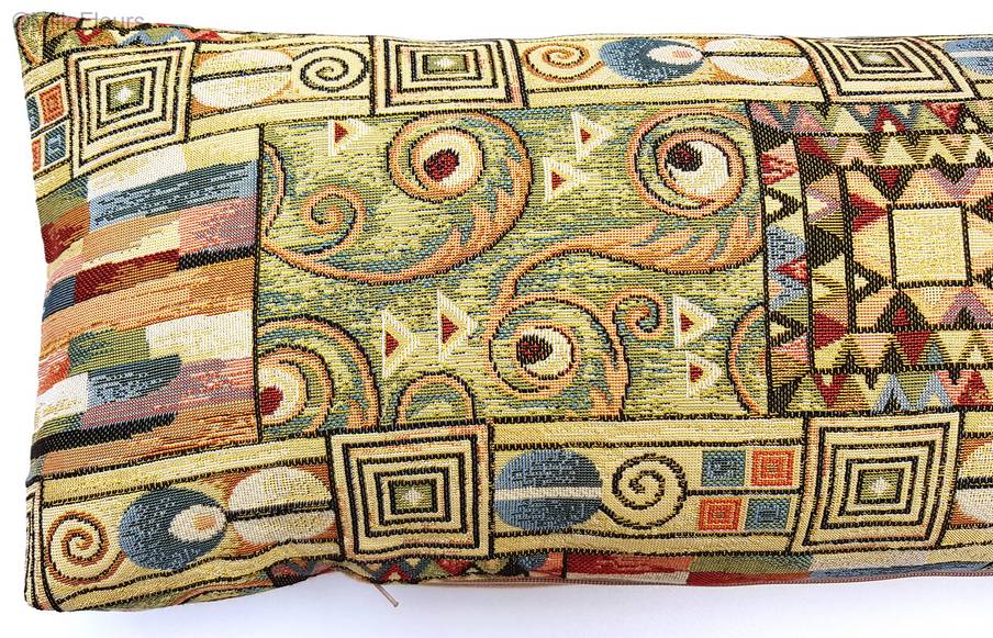 Klimt Tapestry cushions Bolsters - Mille Fleurs Tapestries