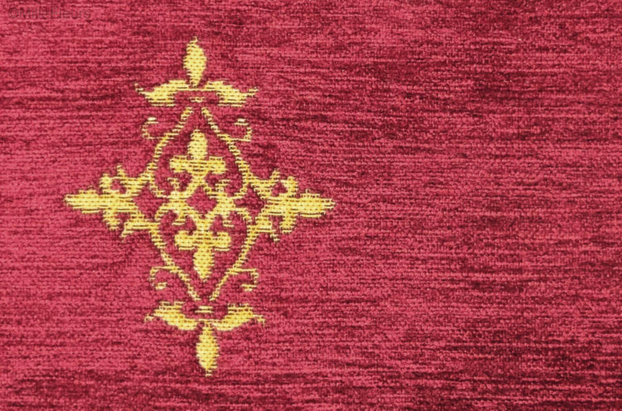 Fleur-de-Lis, red Tapestry cushions Fleur-de-Lis and Heraldic - Mille Fleurs Tapestries