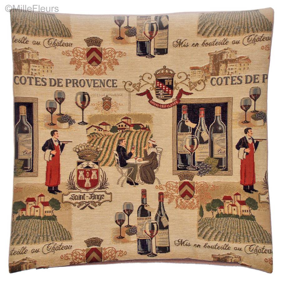 Côtes de Provence Kussenslopen *** uitverkoop *** - Mille Fleurs Tapestries