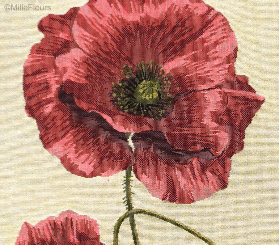 Coquelicots Housses de coussin Coquelicots - Mille Fleurs Tapestries