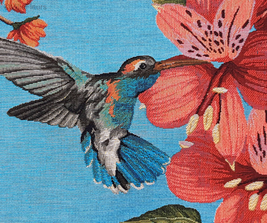 Hummingbird Tapestry cushions Birds - Mille Fleurs Tapestries