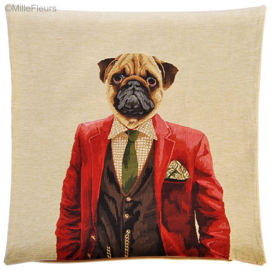 Dandy Dog Fundas de cojín Perros - Mille Fleurs Tapestries