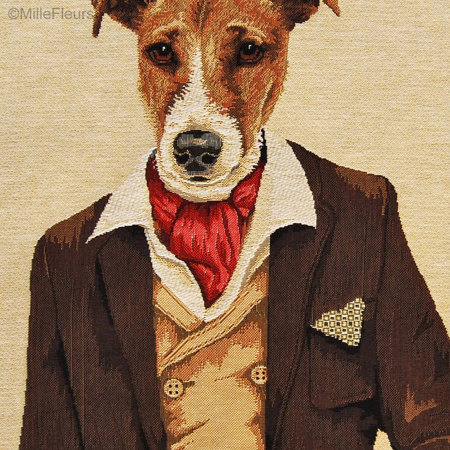 Dandy Dog Housses de coussin Chiens - Mille Fleurs Tapestries