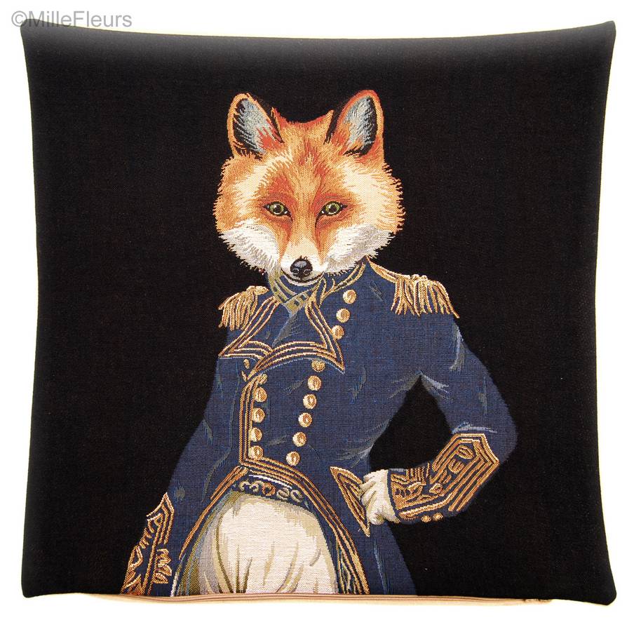 Renard Fabuleux Housses de coussin Renards - Mille Fleurs Tapestries