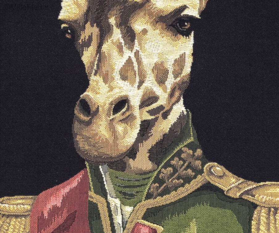 Aristofari Giraffe Sierkussens Dieren - Mille Fleurs Tapestries
