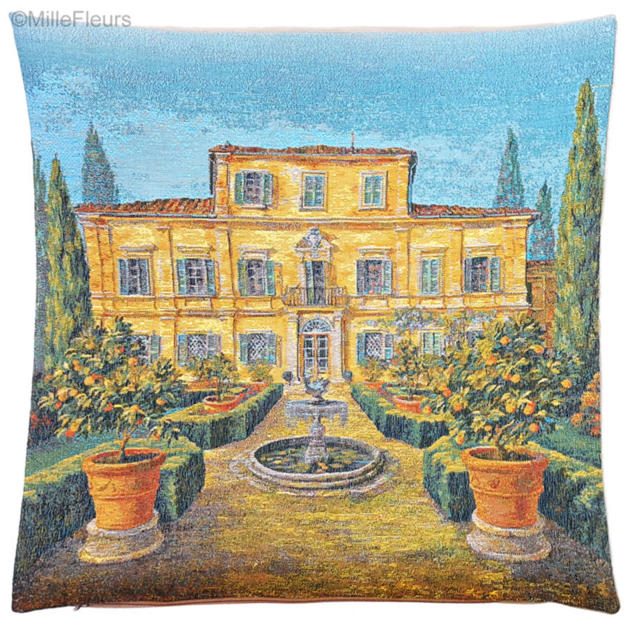 Italian Villa Tapestry cushions *** clearance sales *** - Mille Fleurs Tapestries