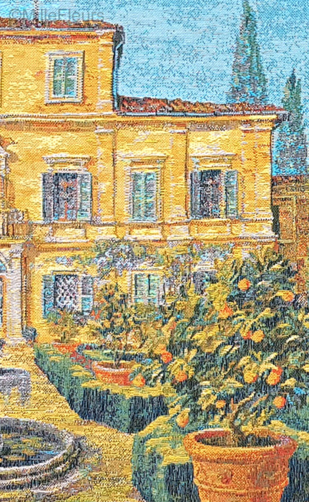 Italian Villa Tapestry cushions *** clearance sales *** - Mille Fleurs Tapestries