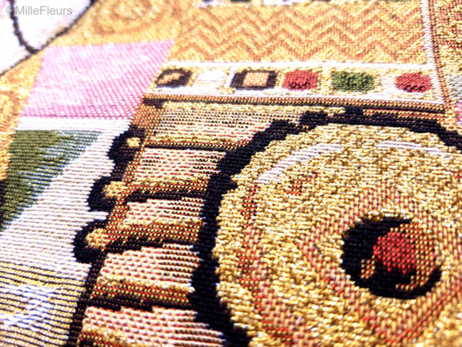 De Verwachting (Gustav Klimt) Kussenslopen Gustav Klimt - Mille Fleurs Tapestries