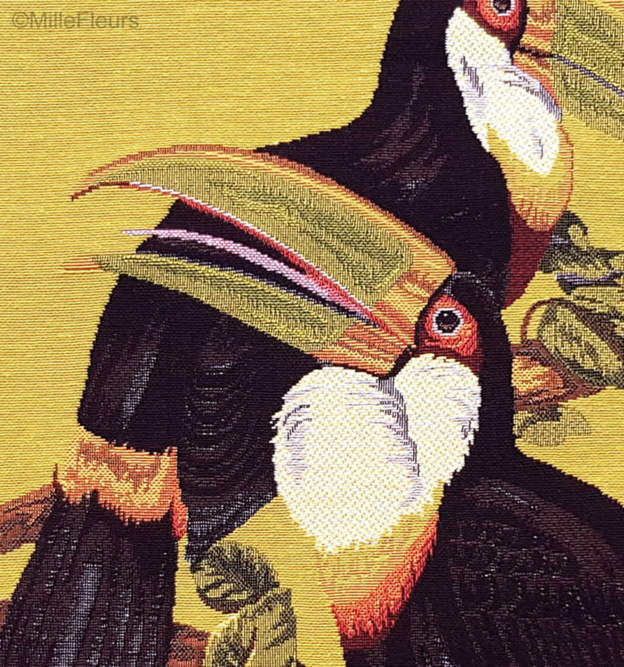 Twee Toekans Kussenslopen Vogels - Mille Fleurs Tapestries