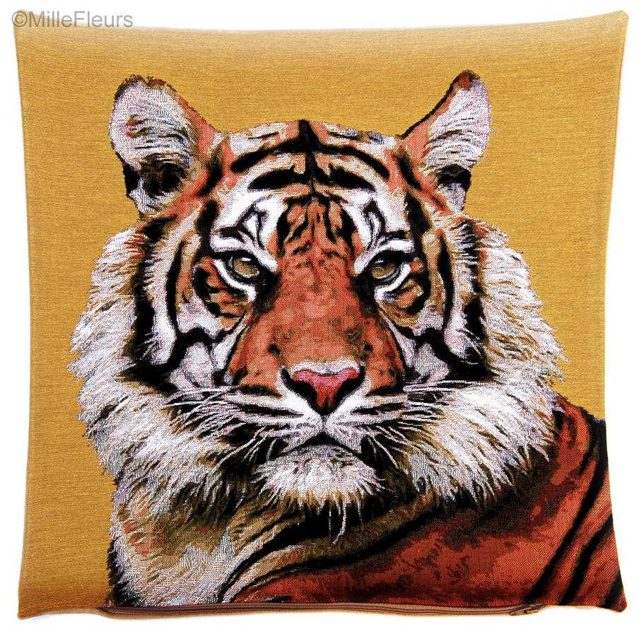 Tiger Tapestry cushions Animals - Mille Fleurs Tapestries