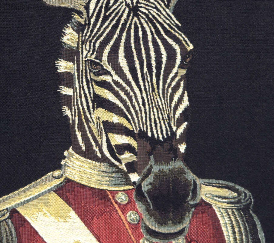 Aristofari Zebra Sierkussens Dieren - Mille Fleurs Tapestries