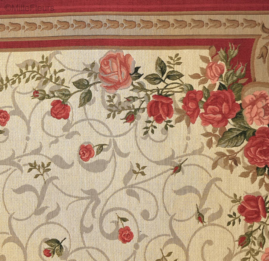 Klassieke Rozen Plaids & Tafelkleden Bloemen - Mille Fleurs Tapestries