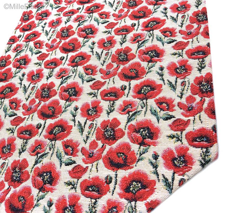 Poppies Tapestry runners Flowers - Mille Fleurs Tapestries