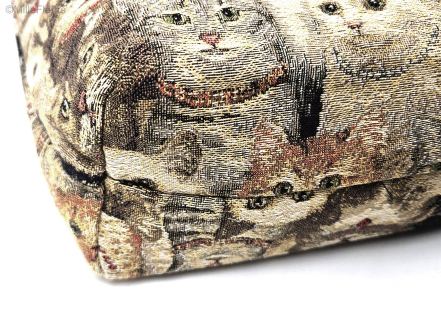 Chats Shoppers Chats et Chiens - Mille Fleurs Tapestries