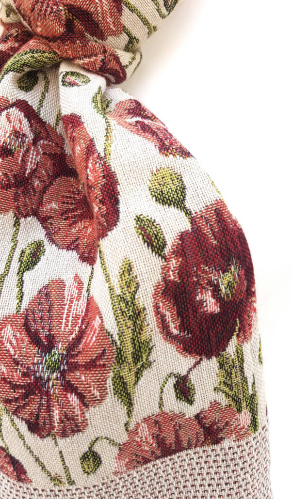 Poppies Scarves - Mille Fleurs Tapestries