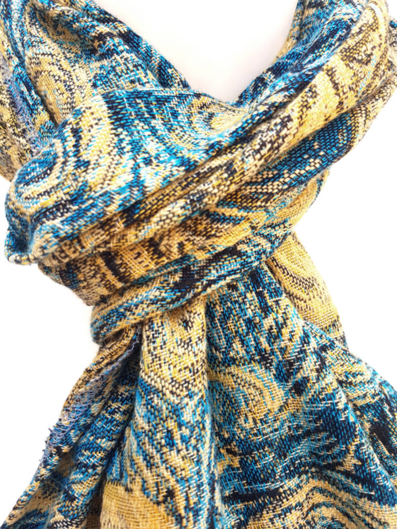 De Sterrennacht (Van Gogh) Accessoires Sjaals - Mille Fleurs Tapestries