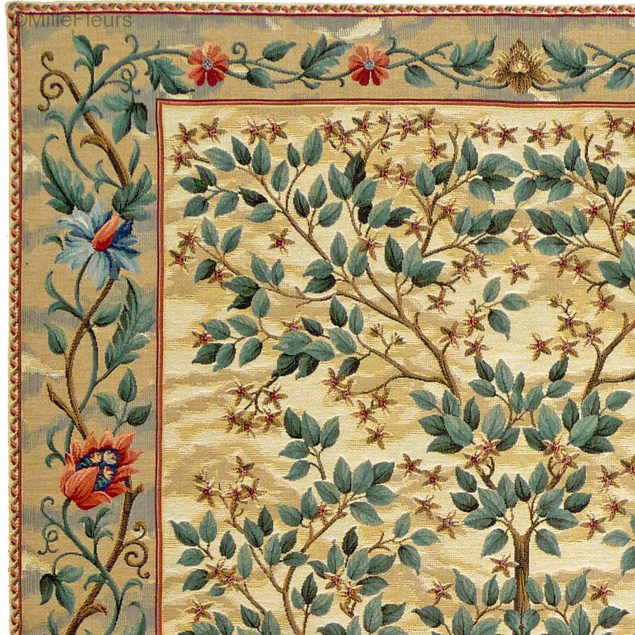 Levensboom, beige Wandtapijten William Morris & Co - Mille Fleurs Tapestries