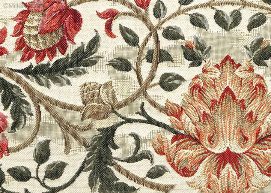 Levensboom (William Morris), bruin Wandtapijten William Morris & Co - Mille Fleurs Tapestries