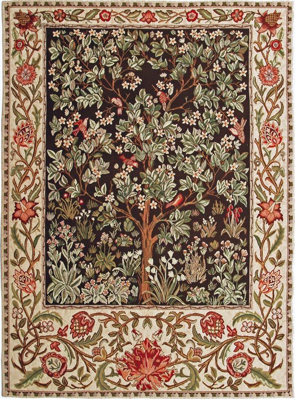 Arbol de la Vida Tapices de pared William Morris & Co - Mille Fleurs Tapestries