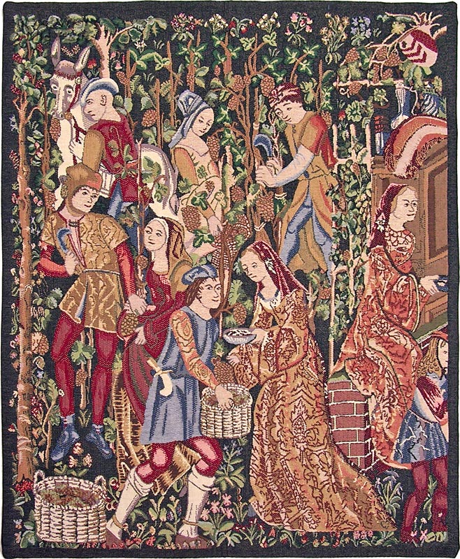 Grapes Harvest Wall tapestries Grapes Harvest - Mille Fleurs Tapestries