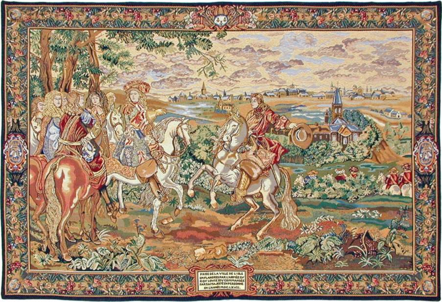 La Captura de Lille Tapices de pared Renacimiento - Mille Fleurs Tapestries