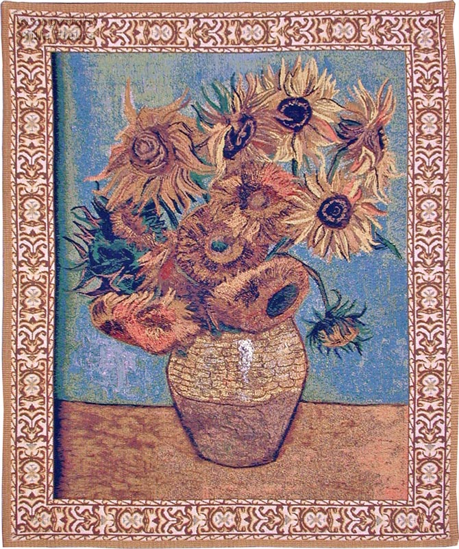 Sunflowers (Van Gogh) Wall tapestries Vincent Van Gogh - Mille Fleurs Tapestries