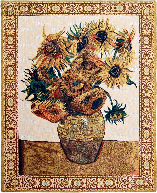 Girasoles (Van Gogh) Tapices de pared Vincent Van Gogh - Mille Fleurs Tapestries