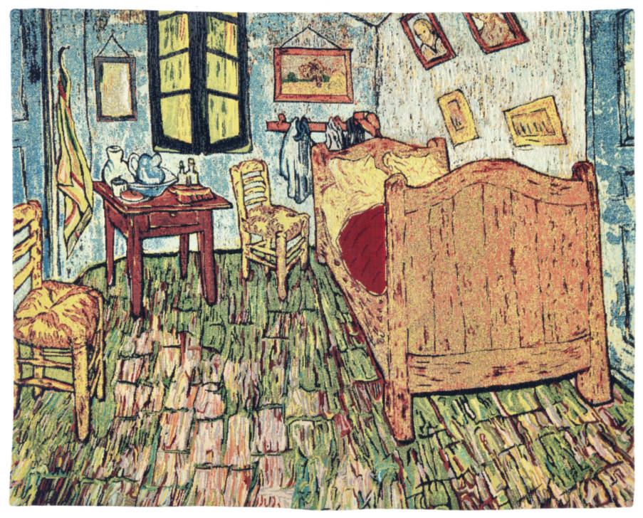 El Dormitorio en Arlés (Van Gogh) Tapices de pared Vincent Van Gogh - Mille Fleurs Tapestries