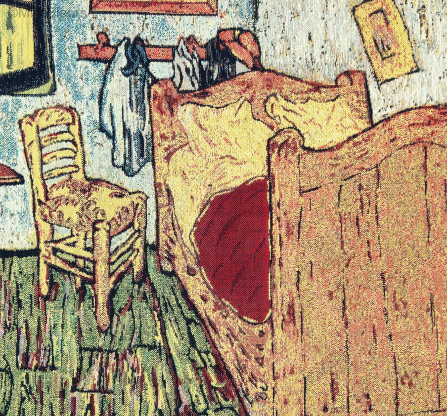 Slaapkamer te Arles (Van Gogh) Wandtapijten Vincent Van Gogh - Mille Fleurs Tapestries