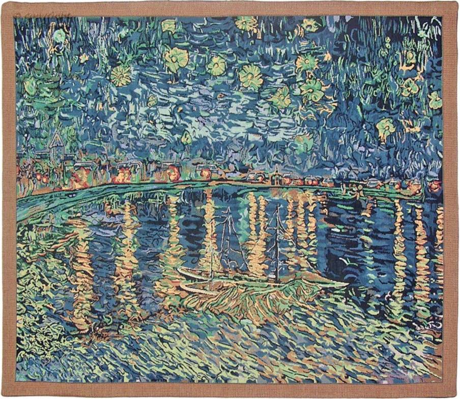 El Ródano (Van Gogh) Tapices de pared Vincent Van Gogh - Mille Fleurs Tapestries