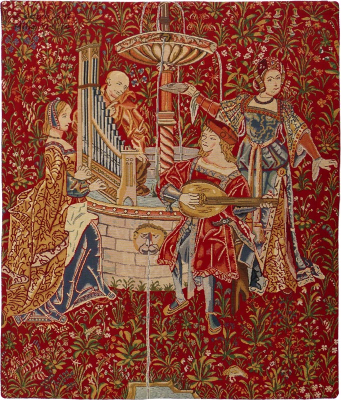 Medieval Concert Wall tapestries Other Medieval - Mille Fleurs Tapestries