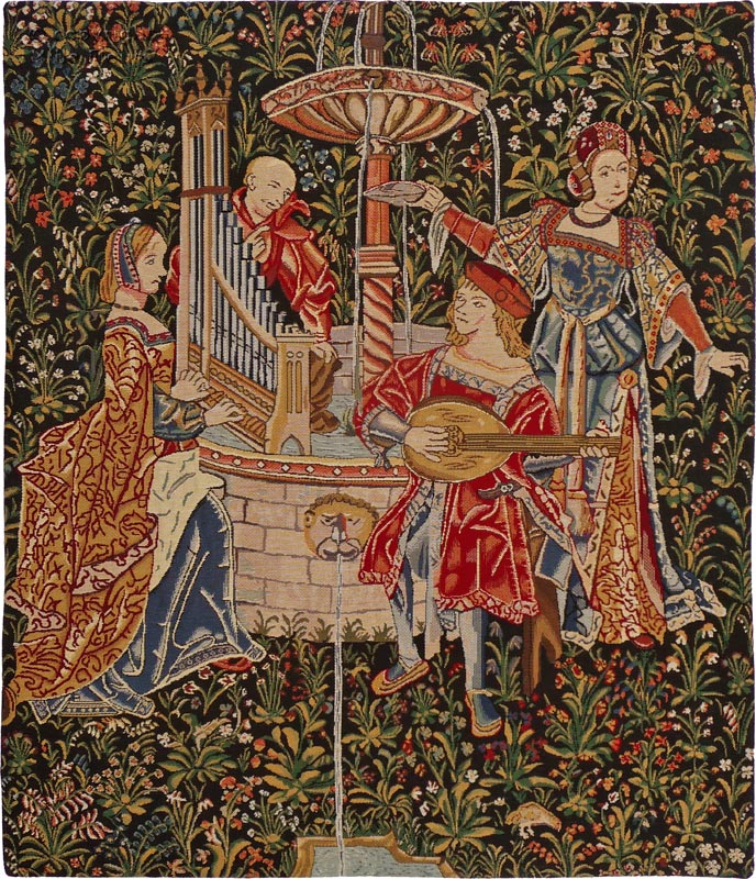 Middeleeuws Concert Wandtapijten Andere Middeleeuwse - Mille Fleurs Tapestries