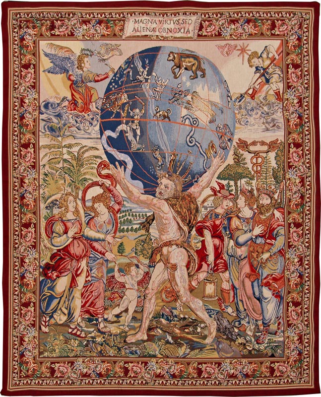 Hercules Tapices de pared Renacimiento - Mille Fleurs Tapestries
