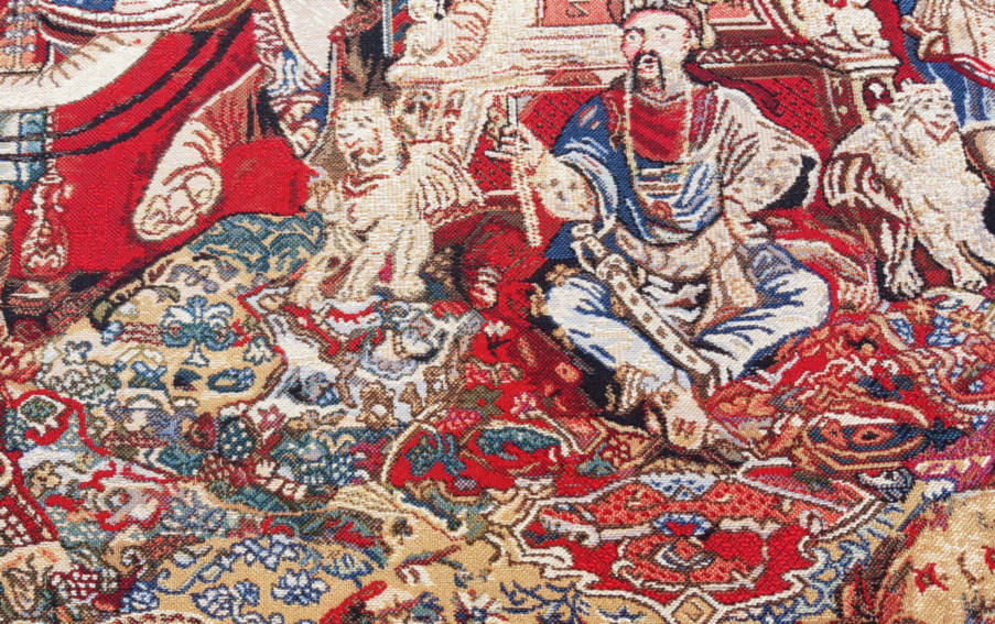 Audience du Prince Tapisseries murales Orientalisme - Mille Fleurs Tapestries