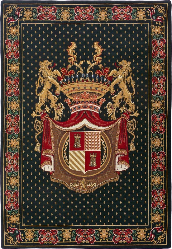 Escudo Real Tapices de pared Imperio y Neoclasicismo - Mille Fleurs Tapestries