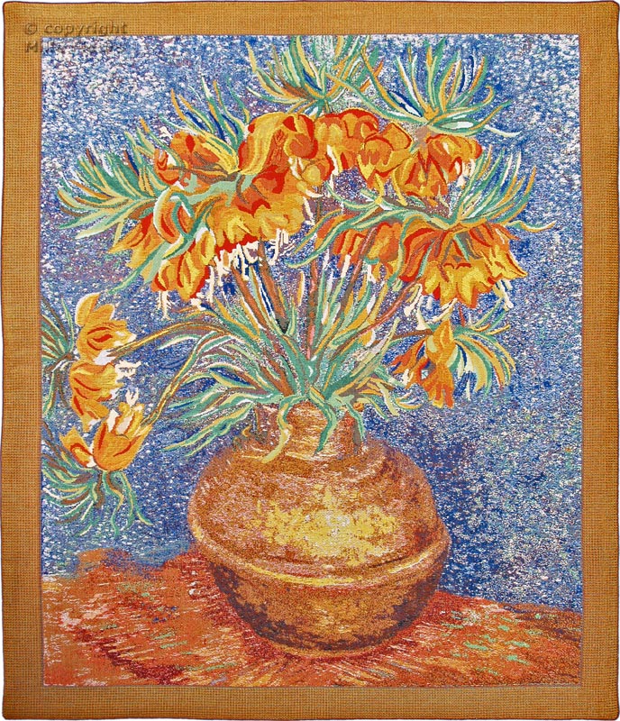 Fritillaria (Van Gogh) Wandtapijten Vincent Van Gogh - Mille Fleurs Tapestries