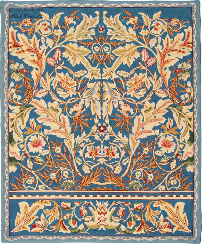 Acanthus, light blue Wall tapestries William Morris and Co - Mille Fleurs Tapestries