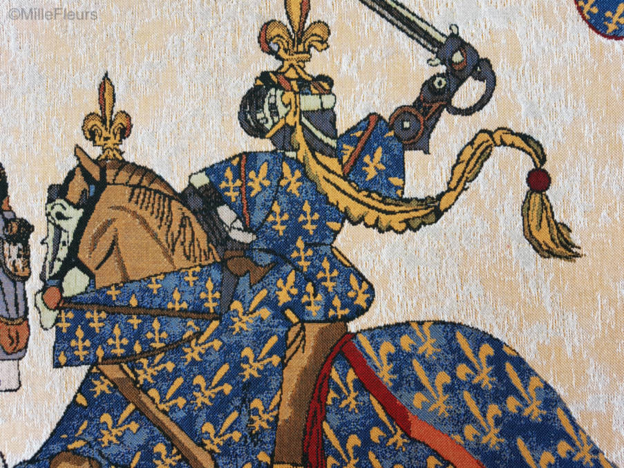El Torneo de Caballero Tapices de pared Caballeros Medievales - Mille Fleurs Tapestries