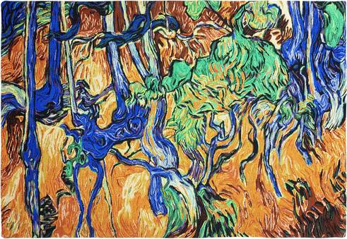Tree Roots and Trunks (Van Gogh)